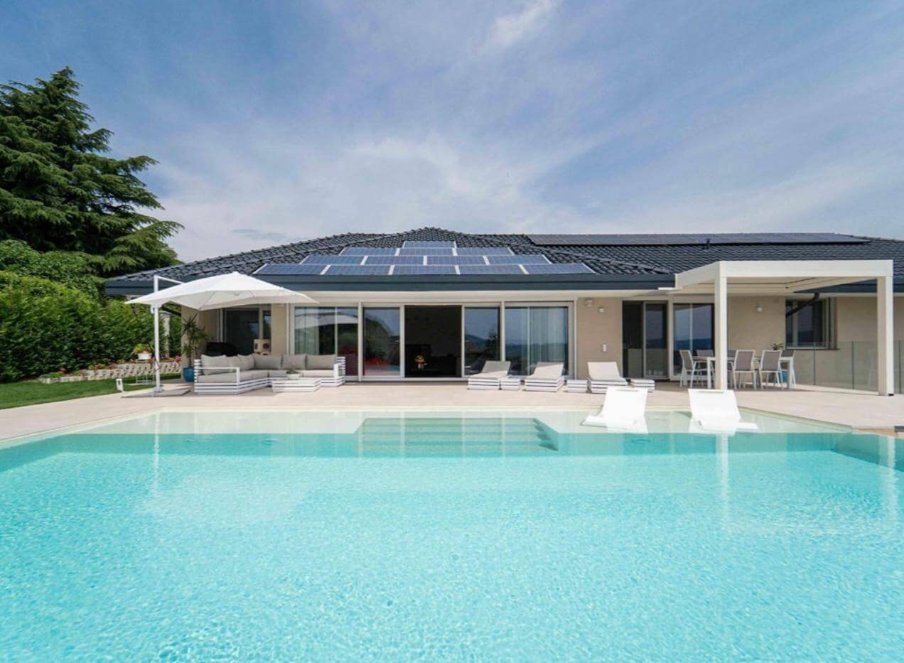 Esterno di Villa Pato 2 dopo la riqualificazione