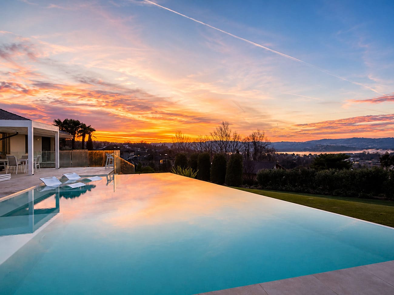 Piscina di Villa Pato 2 dopo la ristrutturazione