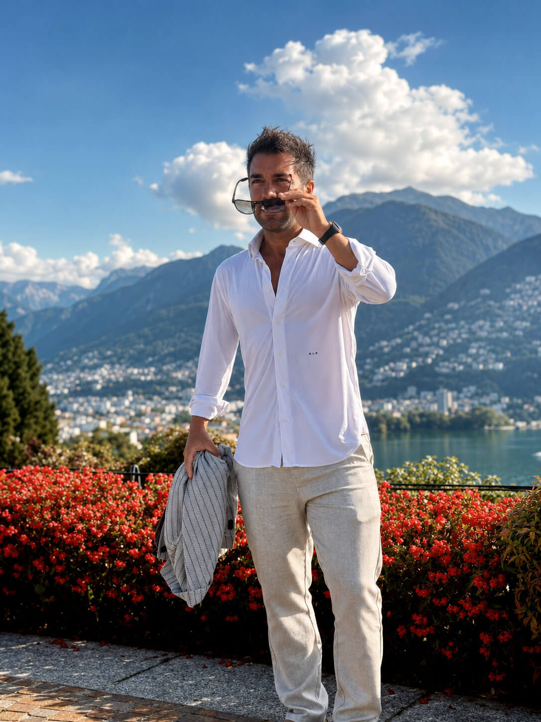 Roberto Pato Lo Bianco durante l'attività commerciale con Baldan Group